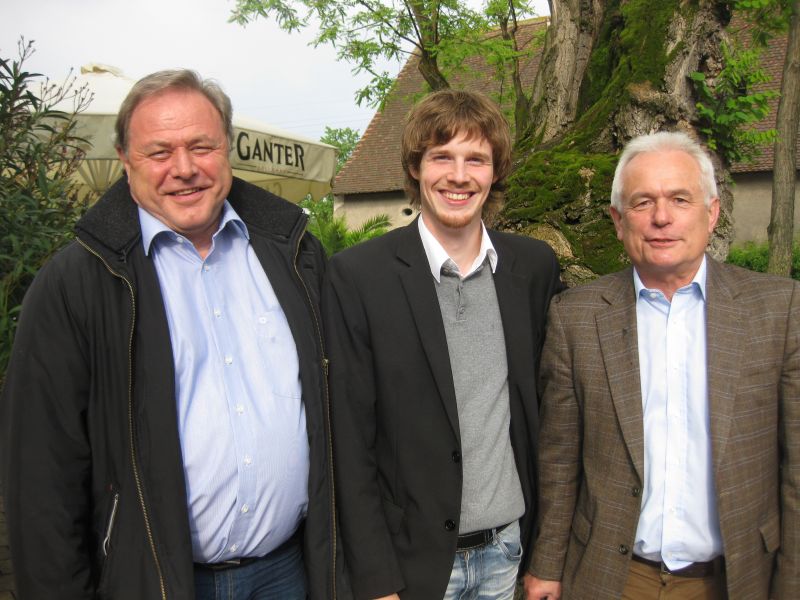 Wolfgang Mudrack, Vorsitzender CDU-Stadtverband Bad Krozingen, Marvin Wolf, Ottmar SeywaldDr. Andreas Schwab MdEP
